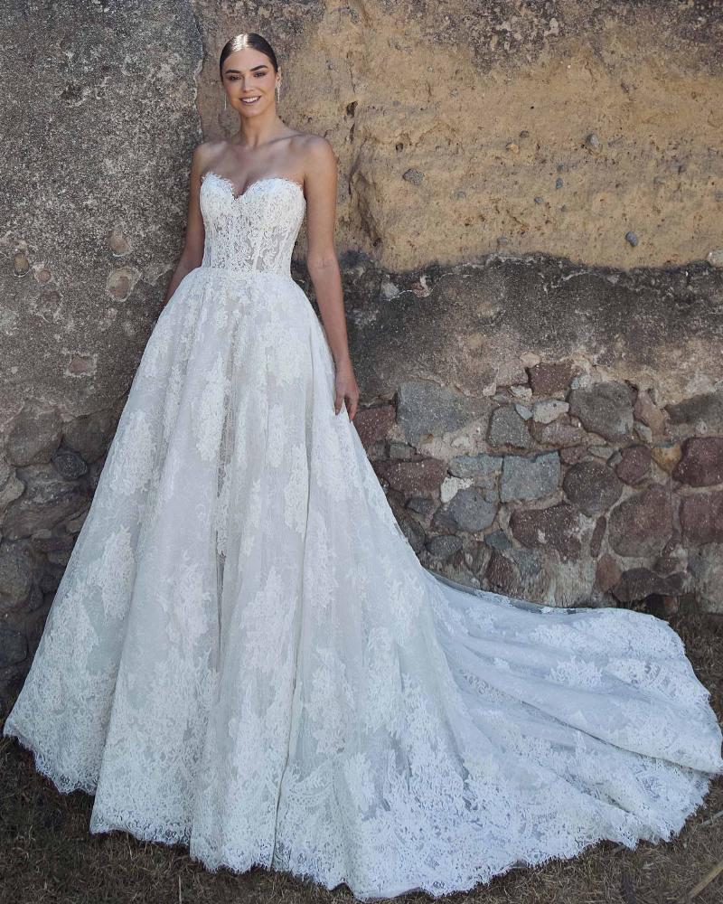 multi-piece wedding dress