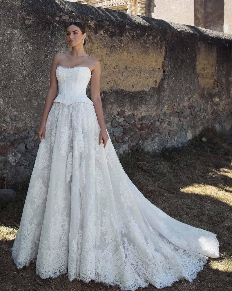 multi-piece wedding dress