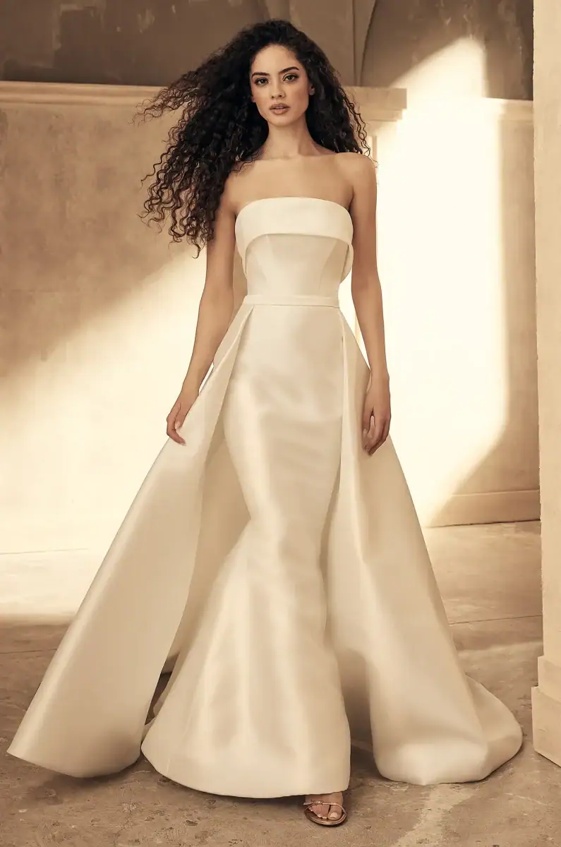 multi-piece wedding dress