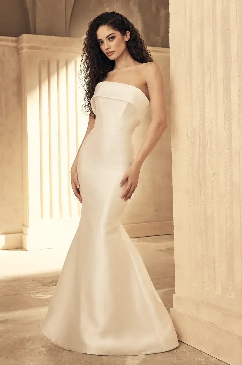 multi-piece wedding dress