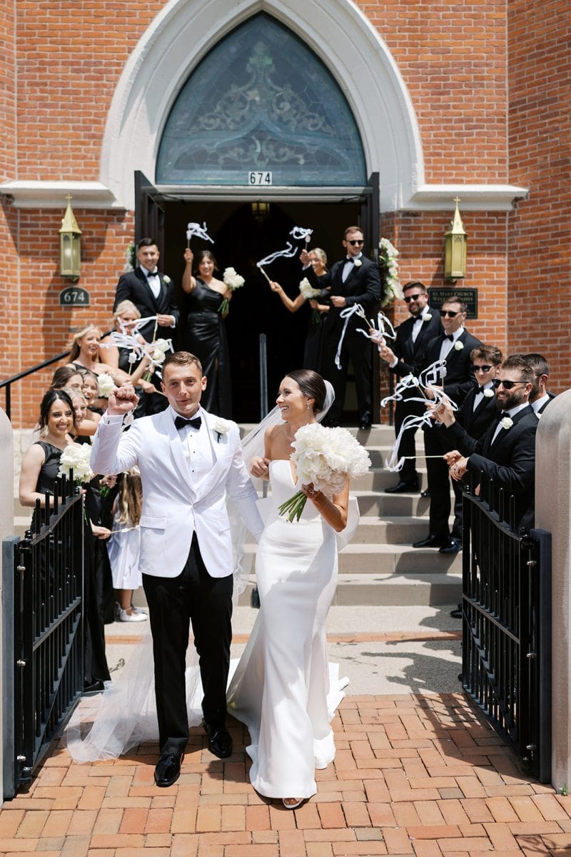 St. Mary's and The Westin Columbus wedding day real bride Kelsey 