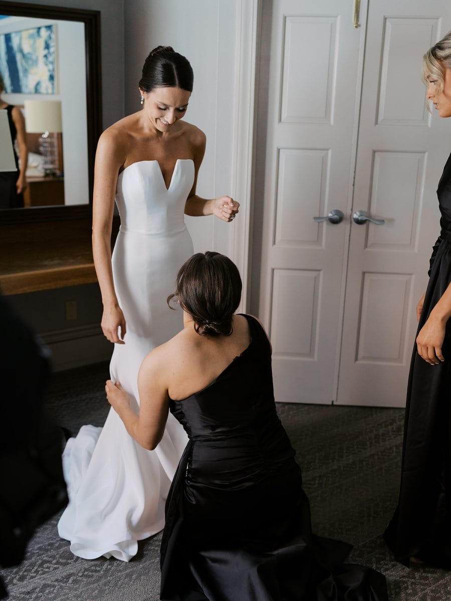 St. Mary's and The Westin Columbus wedding day real bride Kelsey 
