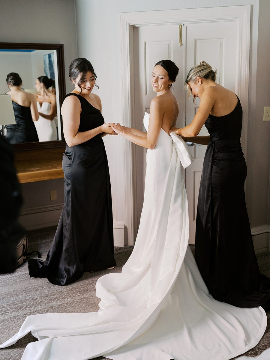 St. Mary's and The Westin Columbus wedding day real bride Kelsey 
