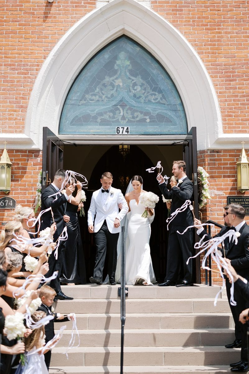 St. Mary's and The Westin Columbus wedding day real bride Kelsey 