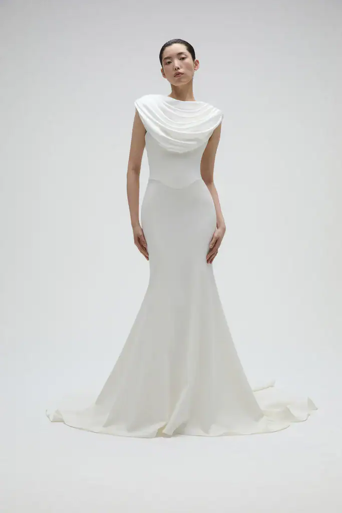 multi-piece wedding dress 