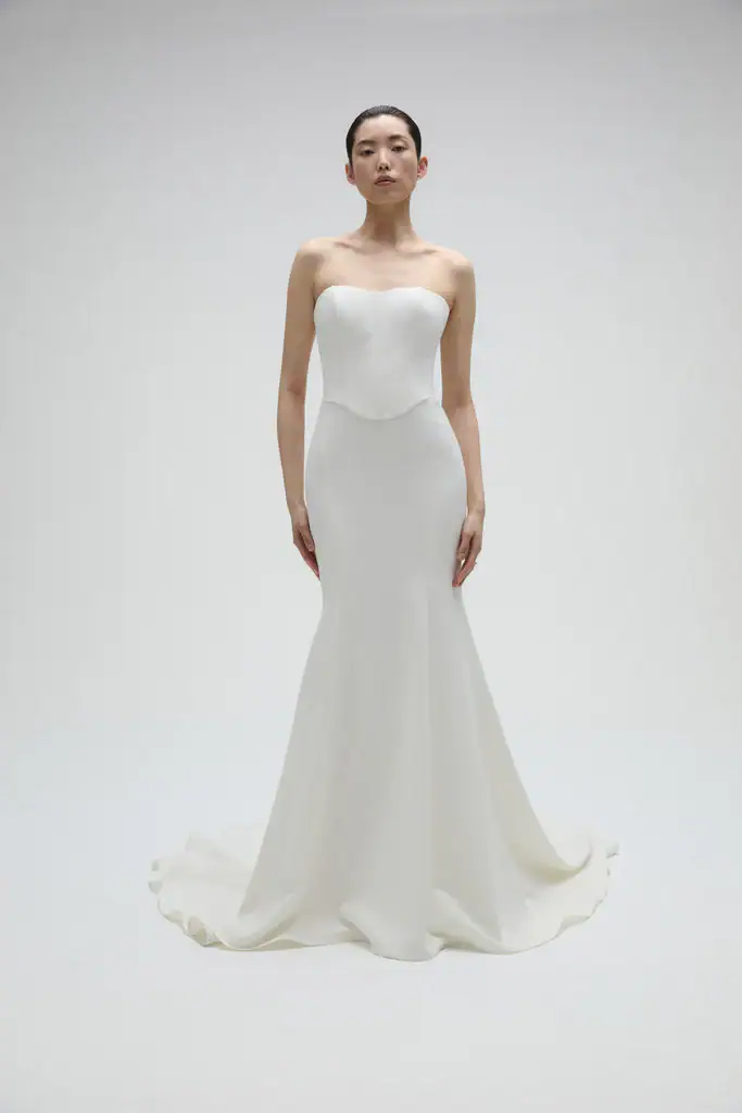 multi-piece wedding dress