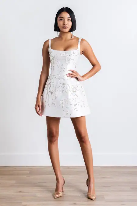 little white dress for bride