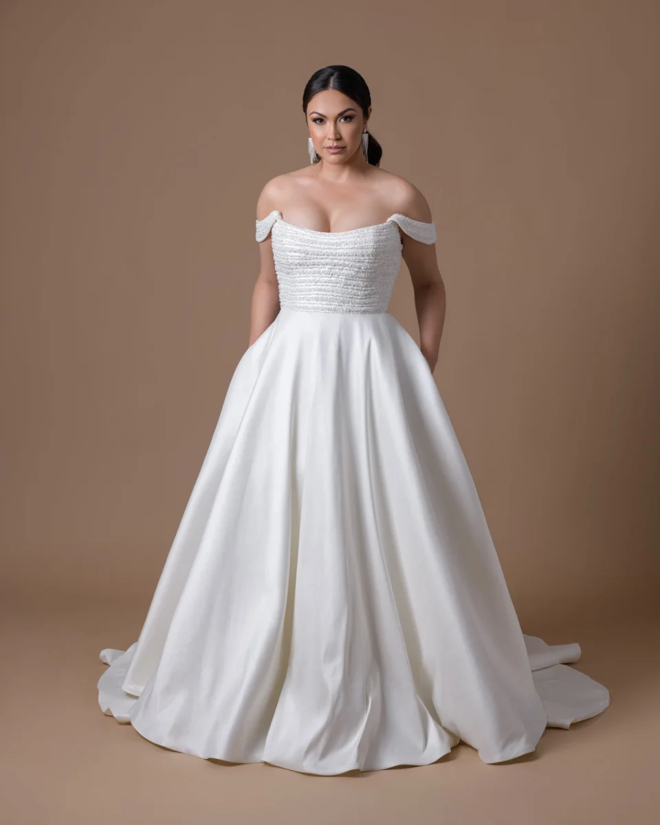 dany girl plus size wedding dress