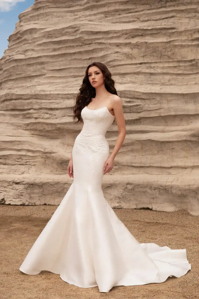 dany tabet talia fitted wedding dress with beaded details