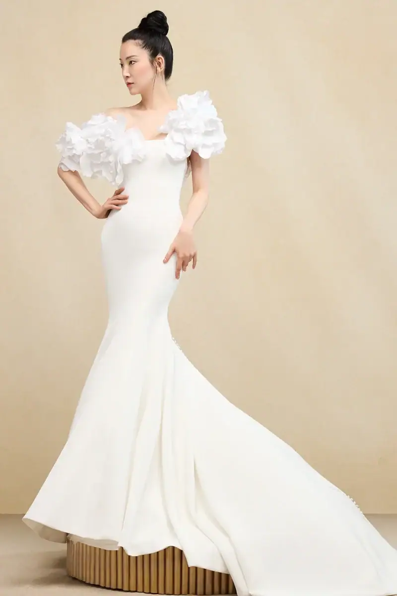 ines di santo motif wedding gown