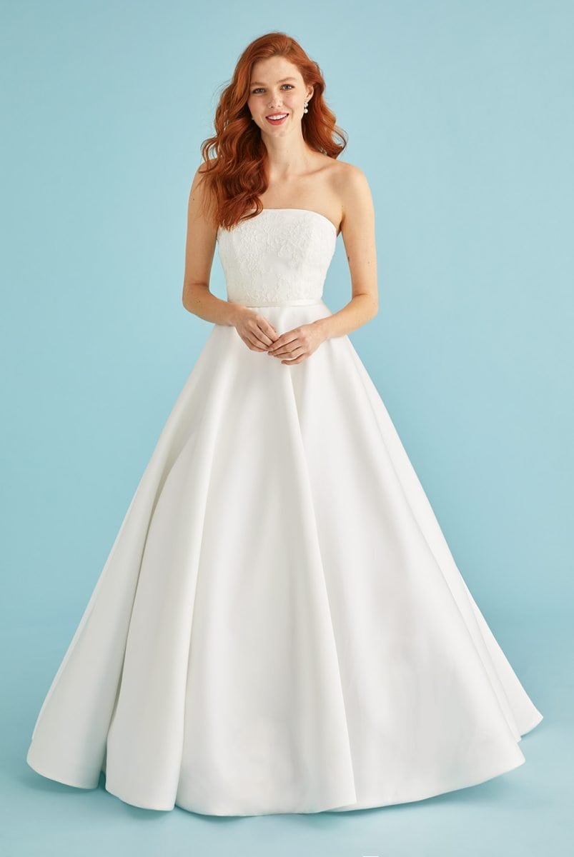 multi-piece wedding dress