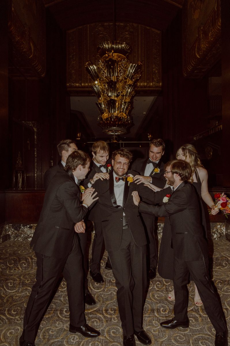 Netherland plaza wedding 