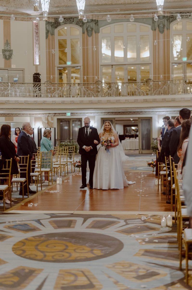 Netherland plaza wedding 