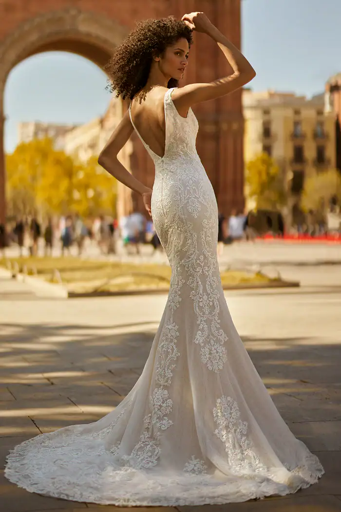 multi-piece wedding dress