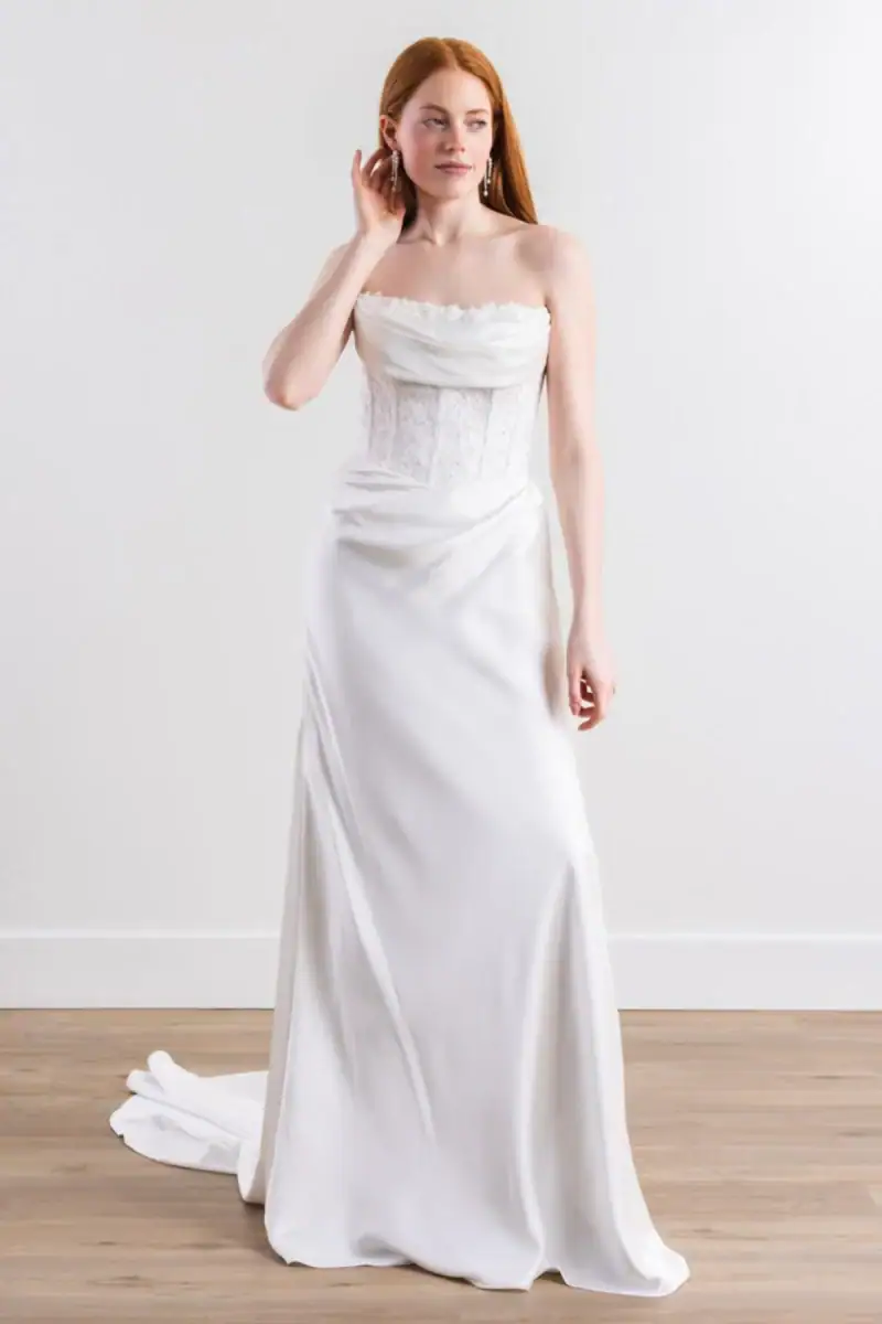 willowby by watters rowan lined fitted wedding dress with corset bodice