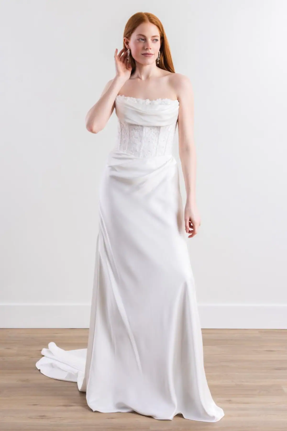 willowby by watters rowan lined fitted wedding dress with corset bodice