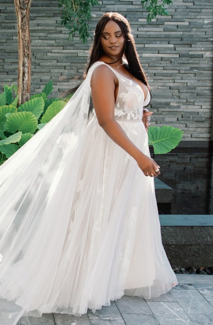 plus size boho wedding dresses