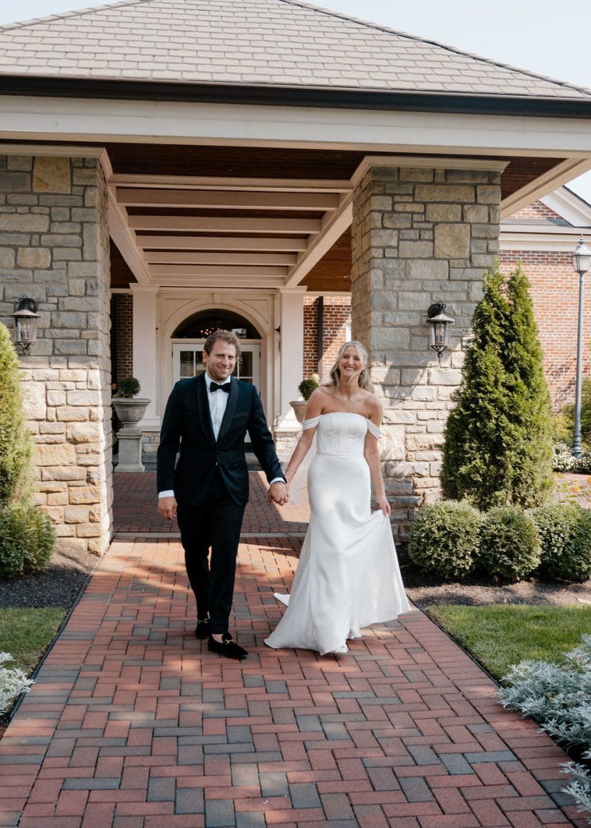 scioto country club wedding real bride halle