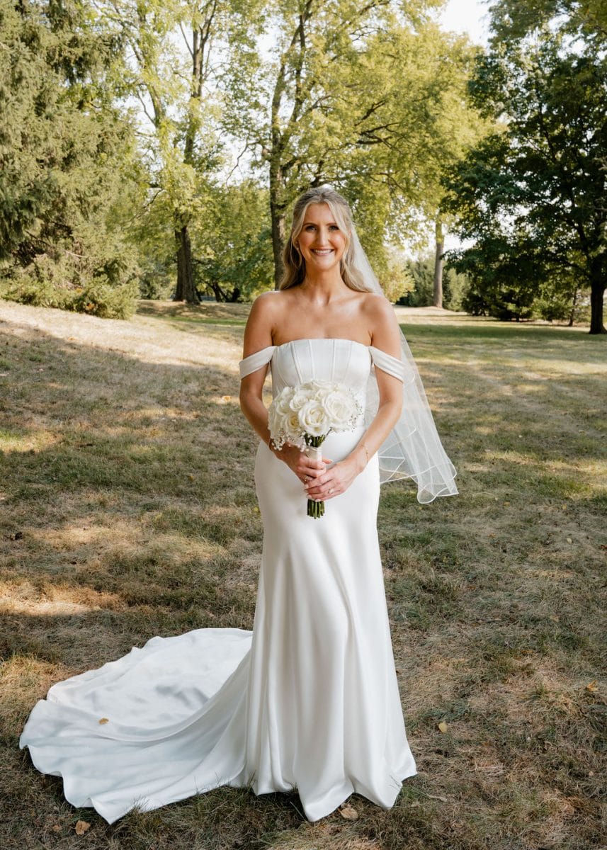 scioto country club wedding real bride halle