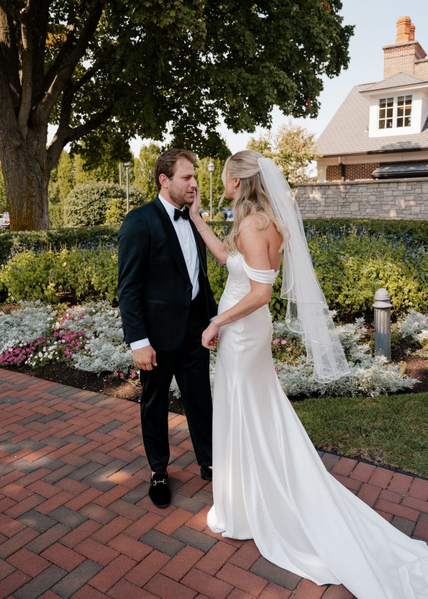 scioto country club wedding real bride halle