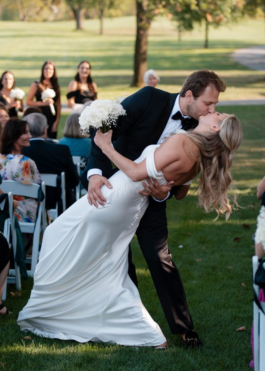 scioto country club wedding real bride halle