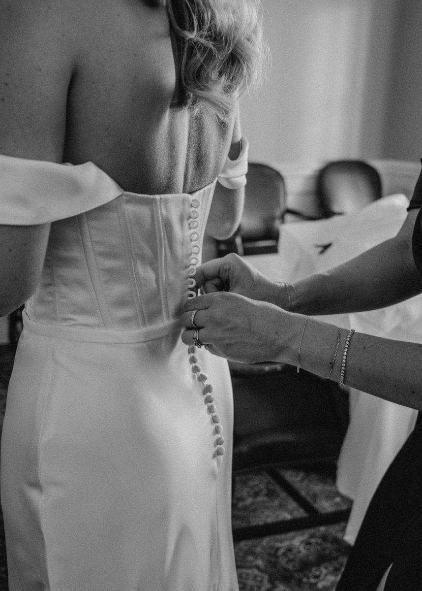 scioto country club wedding real bride halle