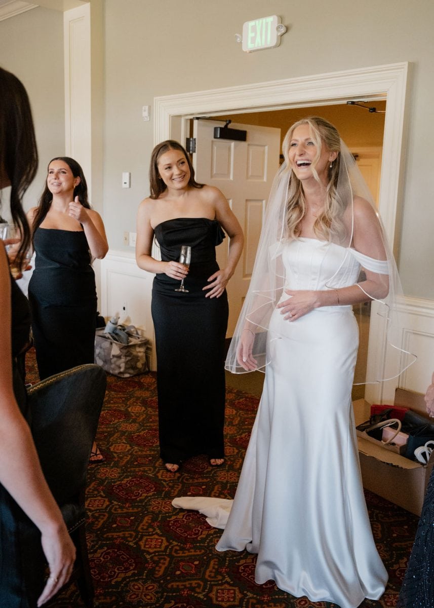 scioto country club wedding real bride halle