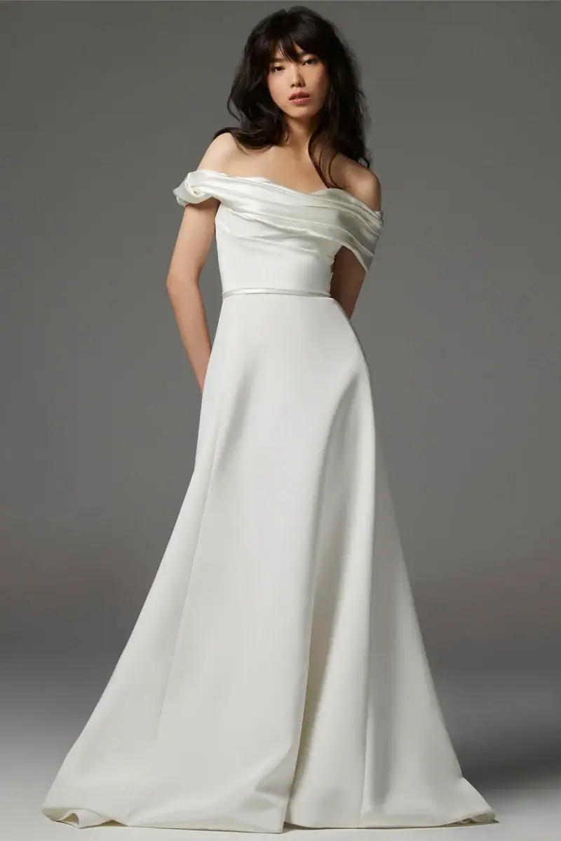 multi-piece wedding dress