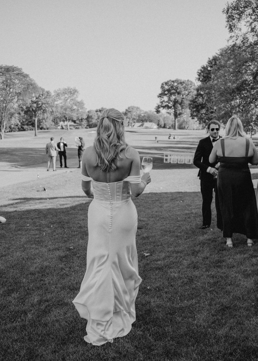 scioto country club wedding real bride halle