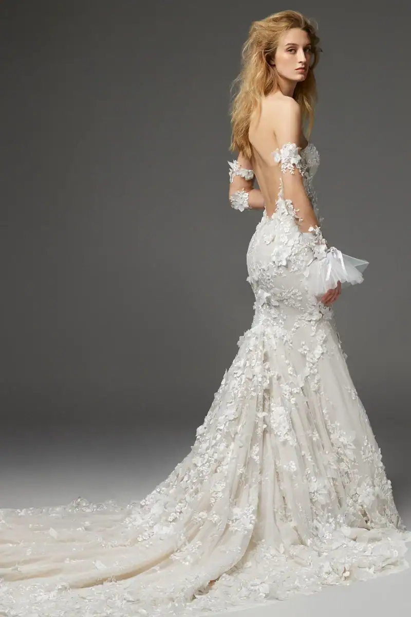 convertible wedding dresses | La Jeune Mariee
