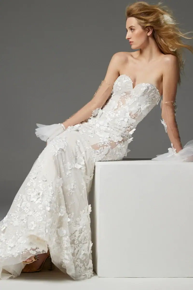 convertible wedding dresses | La Jeune Mariee